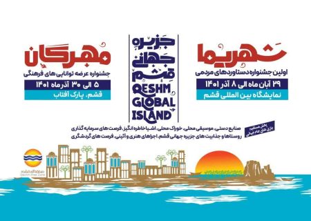 برگزاری نمایشگاه دستاوردهای مردمی جزیره جهانی قشم “شهریما”