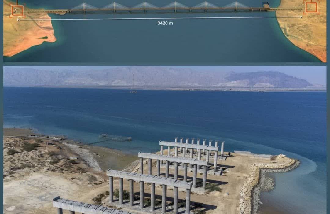 آغاز عملیات اجرایی پل خلیج فارس همزمان با چهل و چهارمین سالگرد پیروزی انقلاب اسلامی