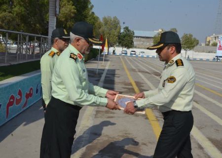 سرهنگ «کاظمی» فرمانده نمونه و تلاشگر انتظامی هرمزگان شناحته شد