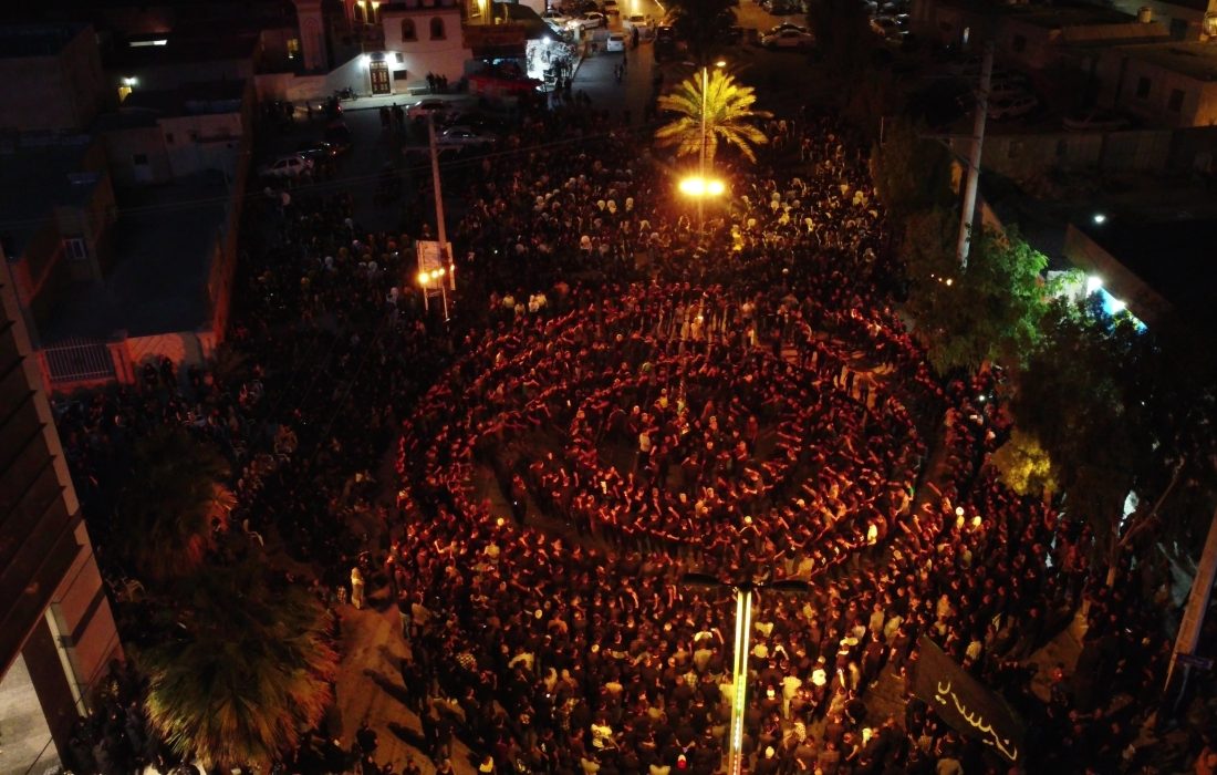 ثبت جمعیت ۵ هزار نفری عزاداران حسینی در شب عاشورا جزیره قشم