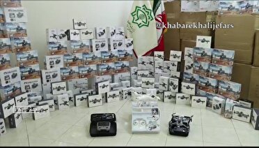 کشف محموله ریزپرنده و بی سیم در هرمزگان