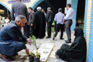 گلزار شهدای قشم عطرافشانی شد