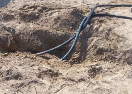انهدام خط لوله انتقال سوخت قاچاق در سواحل بندرلنگه