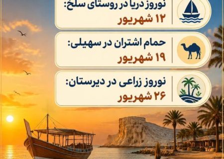 فستیوال‌های شهریورماه جزیره قشم