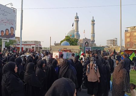 کوچک‌ترین ستاره شهید قشم تشییع شد